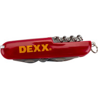 Складной нож DEXX 10 функций, пластиковая рукоятка 90 мм, 47645