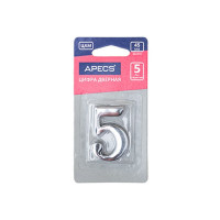 Дверная цифра APECS DN-01-5-Z-CR 19013 00019013