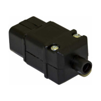 Разъем Hyperline CON-IEC320C20 IEC 60320, C20, 220В, 16A, на кабель, контакты на винтах (плоские выступающие штыревые контакты в пластиковом обрамлении), прямой 54435