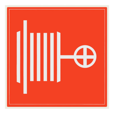 Знак "Пожарный кран" TDM ELECTRIC 150х150мм, в упаковке 10 штук SQ0817-0029