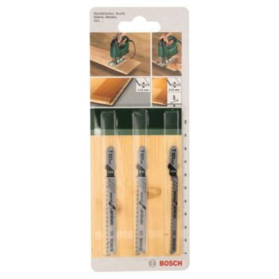 Лобзиковые пилки Bosch SET T BIM DIY 2609256788