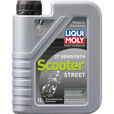 Полусинтетическое моторное масло 4T для скутеров LIQUI MOLY Motorrad Scooter 2T Semisynth TC 1л 3983