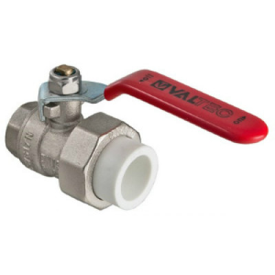 Valtec Кран латунный под PPR 25x3/4 вн. р. с полусгоном VTp.742.0.02505