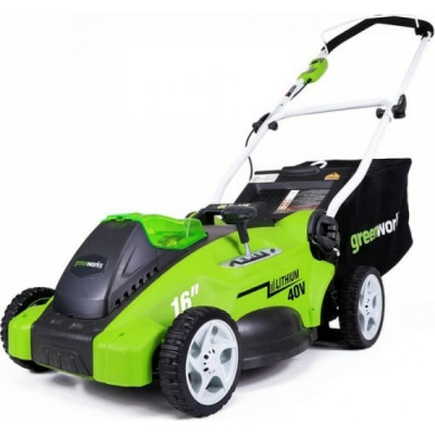 Аккумуляторная газонокосилка GreenWorks G40LM40