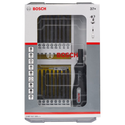 Bosch КОМПЛЕКТ НАСАДОК ДЛЯ ВИНТ 37pc SDB Set 2607017320