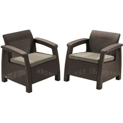 Keter Corfu duo set (2 кресла в комплекте) кор 223194
