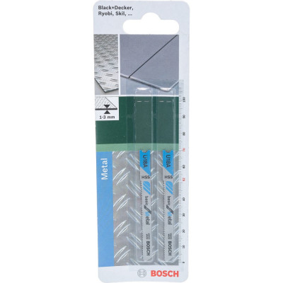 Bosch 2 ЛОБЗИКОВЫЕ ПИЛКИ U18 A HSS DIY 2609256765