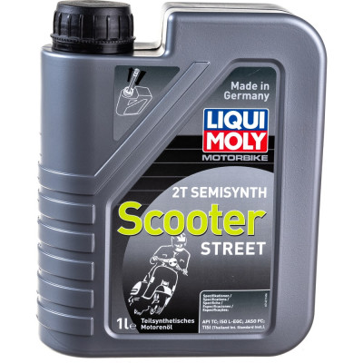 Полусинтетическое моторное масло 4T для скутеров LIQUI MOLY Motorrad Scooter 2T Semisynth TC 1л 3983