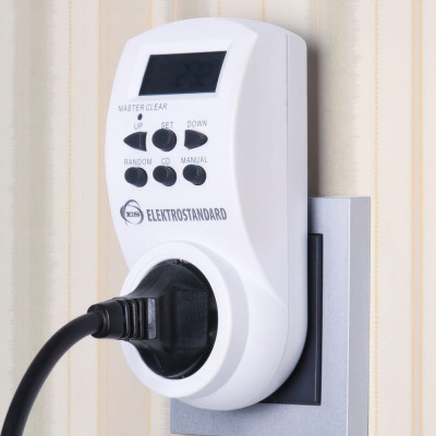 Электронная розетка-таймер Elektrostandard TMH-E-4 a026137