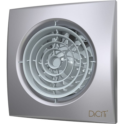 DICITI Вентилятор осевой вытяжной с обр. клап. D 100 AURA 4C gray metal 87-987