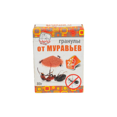 HELP Гранулы от МУРАВЬЁВ в коробке, 80 г /22 80277