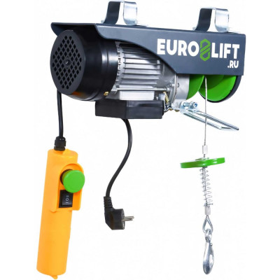 EURO-LIFT Лебедка электрическая стационарная PA 1200 600/1200 кг, в/п 18/9 м 00016926