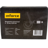 Inforce Микрометр 0-25мм*0.01мм 06-11-41