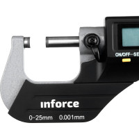 Inforce Микрометр цифровой 0-25мм/0-1
