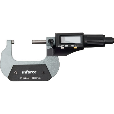 Inforce Микрометр цифровой 25-50мм/1-2