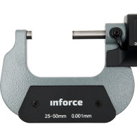 Inforce Микрометр цифровой 25-50мм/1-2