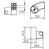 IDDIS Держатель для лейки, 040, ID 040CP00I53