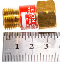 Клапан обратный КО-3Г (М16x1.5LH; пропан, ацетилен) на вход резака/горелки КЕДР 8007051