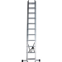 Алюминиевая трёхсекционная лестница Вихрь ЛА 3х11 73/5/1/18
