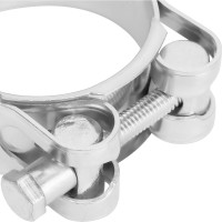 Металлические хомуты СИБРТЕХ, силовые, 44-47мм, ширина 22мм, шарнирный, W1, 2шт 47537