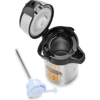 Настольный термос Арктика 3 л, с пневмонасосом, стальной 501-3000