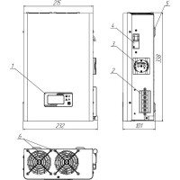 Однофазный инверторный стабилизатор Штиль ИнСтаб IS2500 2500 ВА