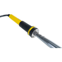 Паяльник с двухкомпонентной рукояткой и долговечным жалом, в комплекте припой и подставка, 100Вт, клин STAYER PROFI 55300-100