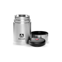 Термос для еды Арктика 1 л. с супер-широким горлом в чехле, стальной, 301-1000А