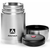 Термос для еды Арктика 0,5 л. с супер-широким горлом в чехле, стальной, 301-500А