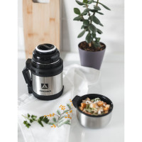 Универсальный термос для еды и напитков Арктика 0.6 л, стальной 201-600