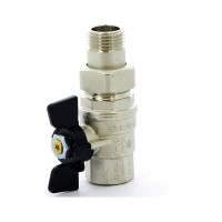 Шаровый кран с полусгоном Bugatti OREGON 1/2" в/н бант артикул 3220027 ИС.081016