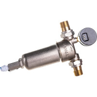 Фильтр 3/4, с манометром, для горячей воды, d60 Гейзер Бастион 122 32673