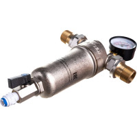 Фильтр 3/4, с манометром, для горячей воды, d60 Гейзер Бастион 122 32673