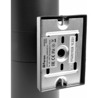 Светильник садово-парковый FERON 230V 2E27, DH0702, серый 06295