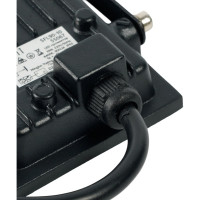 Светодиодный прожектор SAFFIT SFL90-10 2835SMD, 10W 6400K AC220V/50Hz IP65, черный в компактном корпусе 55067