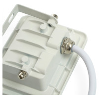 Светодиодный прожектор SAFFIT SFL90-10 2835SMD, 10W 6400K AC220V/50Hz IP65, белый в компактном корпусе 55070