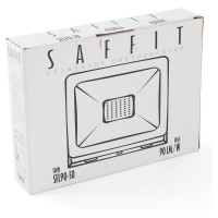 Светодиодный прожектор SAFFIT SFL90-50 2835SMD, 50W 4000K AC220V/50Hz IP65, черный в компактном корпусе 55077