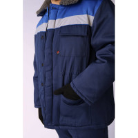 Зимний костюм Факел Труженик-Ультра темно-синий/васильковый, 52-54/170-176 87459112.009