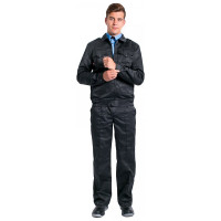 Костюм Факел Охранник черный, р.52-54, рост 182-188 87460050.008