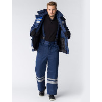 Зимний костюм Факел Горизонт-ЛЮКС темно-синий/васильковый, р.52-54, рост 170-176 87468911.005