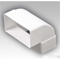 Колено вертикальное пластик 90, 60х120 мм ERA 612КВП 210-024