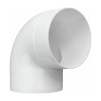 Колено пластик 90, 160 мм ERA 16ККП 210-023