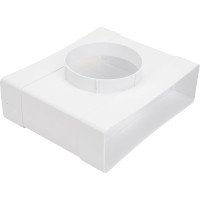 Соединитель Т-образный плоских воздуховодов 60х204 мм с выходом на фланцевый воздухораспределитель 100 мм ERA 620ТФ10П 210-072