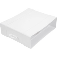 Соединитель Т-образный плоских воздуховодов 60х204 мм с выходом на фланцевый воздухораспределитель 100 мм ERA 620ТФ10П 210-072