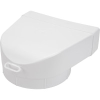 Соединитель угловой плоского воздуховода с фланцевым  воздухораспределителем 60х204/D160 ERA 620СК16ФП 210-064