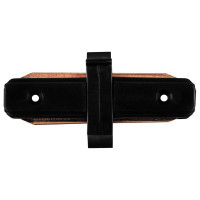 Прямой коннектор для шинопровода, черный Feron LD1000 10324