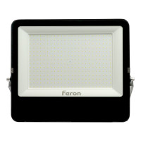 Светодиодный прожектор Feron 2835 SMD 300W 6400K IP65 AC220V/50Hz, черный с матовым стеклом, LL-926 29501