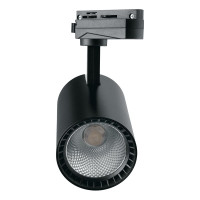 Трековый светодиодный светильник на шинопровод Feron AL102 12W, 1080 Lm, 4000К, черный, 35 градусов 29647