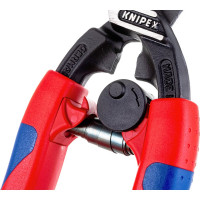 Бокорезы для реза мягкого металла и пластика Knipex губки 20°,пружина, 200 мм, 2-комп ручки KN-7262200