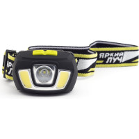 Налобный фонарь ЯРКИЙ ЛУЧ LH-160A Stalker CREE XP-G2 160лм +2COB, диммер, Li-Po 1500mAh 4606400105855